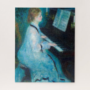 Renoir Vrouw aan de Piano Vintage Impressionist Legpuzzel