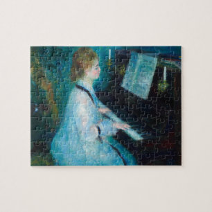Renoir Vrouw aan de Piano Vintage Impressionist Legpuzzel