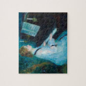 Renoir Vrouw aan de Piano Vintage Impressionist Legpuzzel (Verticaal)