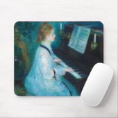 Renoir Vrouw aan de Piano Vintage Impressionist Muismat (Met muis)