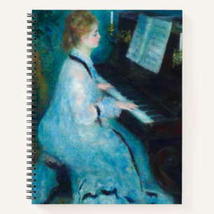 Renoir Vrouw aan de Piano Vintage Impressionist Notitieboek