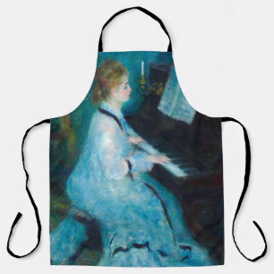 Renoir Vrouw aan de Piano Vintage Impressionist Schort