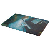 Renoir Vrouw aan de Piano Vintage Impressionist Snijplank (Hoek)