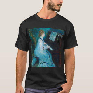 Renoir Vrouw aan de Piano Vintage Impressionist T-shirt