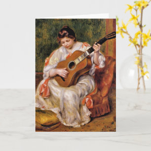 Renoir - Vrouw die gitaar speelt, Kaart