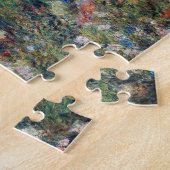 Renoir - Vrouw met een Parasol in een Tuin Legpuzzel (Zijkant)
