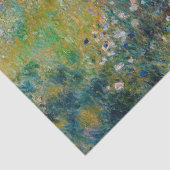 Renoir - Vrouw met een Parasol in een Tuin Tissuepapier (Detail)