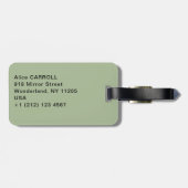 Renoir - Weg leidt door Tall Grass Bagagelabel (Achterkant horizontaal)