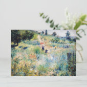 Renoir - Weg leidt door Tall Grass Bedankkaart (Staand voorkant)