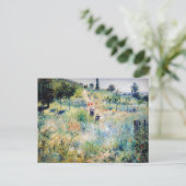 Renoir - Weg leidt door Tall Grass Briefkaart (Staand voorkant)