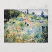 Renoir - Weg leidt door Tall Grass Briefkaart (Voorkant)