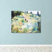 Renoir - Weg leidt door Tall Grass Canvas Afdruk (Insitu (Houten vloer))