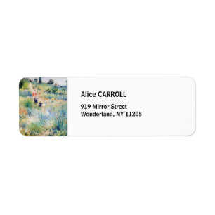 Renoir - Weg leidt door Tall Grass Etiket