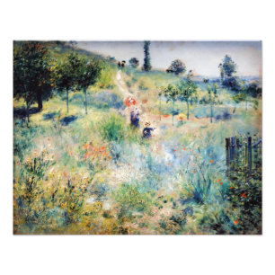 Renoir - Weg leidt door Tall Grass Foto Afdruk
