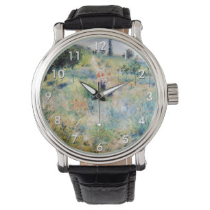 Renoir - Weg leidt door Tall Grass Horloge