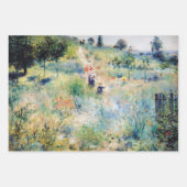 Renoir - Weg leidt door Tall Grass Inpakpapier Vel (Voorkant 2)