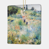 Renoir - Weg leidt door Tall Grass Keramisch Ornament (Links)
