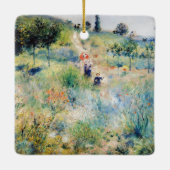 Renoir - Weg leidt door Tall Grass Keramisch Ornament (Achterkant)