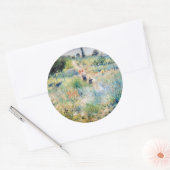 Renoir - Weg leidt door Tall Grass Ronde Sticker (Envelop)