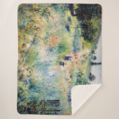 Renoir - Weg leidt door Tall Grass Sherpa Deken (Voorkant)