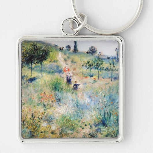Renoir - Weg leidt door Tall Grass Sleutelhanger (Voorkant)