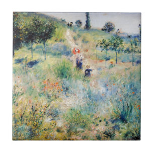 Renoir - Weg leidt door Tall Grass Tegeltje