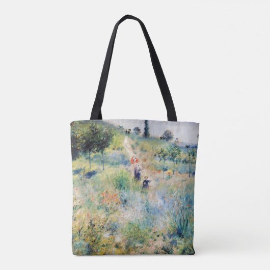Renoir - Weg leidt door Tall Grass Tote Bag (Achterkant)