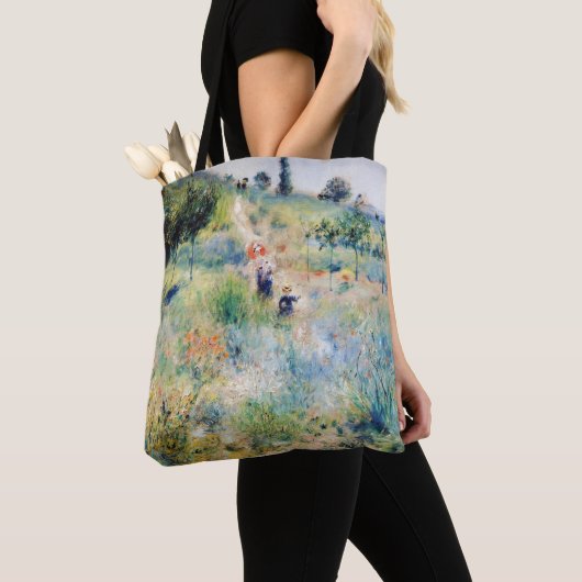 Renoir - Weg leidt door Tall Grass Tote Bag (Dichtbij)