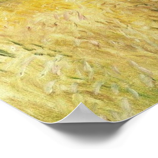 Renoir - Wheatfield 1879 Poster (Hoek)