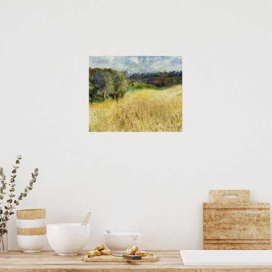 Renoir - Wheatfield 1879 Poster (Keuken)