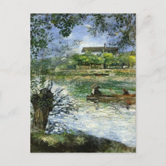Renoir, Willows and Figures in a Boat Magnet Briefkaart (Voorkant)