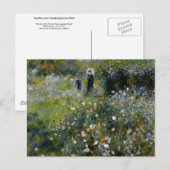 Renoir Woman met Parasol in de tuin Briefkaart (Voorkant / Achterkant)