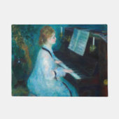 Renoir Woman Piano Music Musician Deurmat (Voorkant)