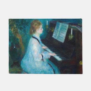 Renoir Woman Piano Music Musician Deurmat