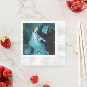 Renoir Woman Piano Music Musician Servet