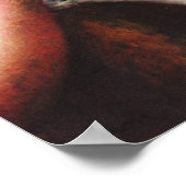 Renoir Young Girl die haar haar Poster bedekt (Hoek)