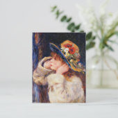 Renoir - Young Girl in a Pet Briefkaart (Staand voorkant)