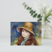 Renoir Young Girl in een riviertje Pet Briefkaart (Staand voorkant)