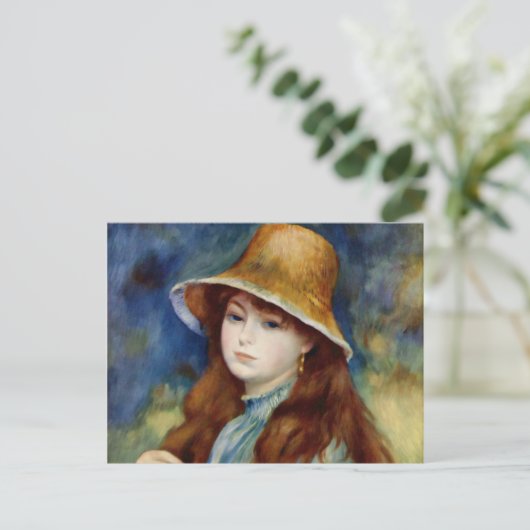 Renoir Young Girl in een riviertje Pet Briefkaart (Staand voorkant)