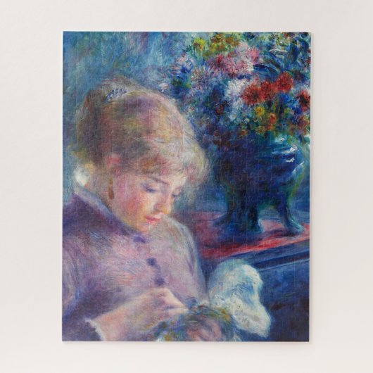 Renoir, Young Woman Sewing Legpuzzel (Verticaal)