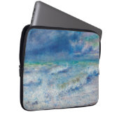 Renoir Zeegezicht. Blauw nautisch impressionisme / Laptop Sleeve (Voorkant Rechts)