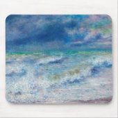 Renoir Zeegezicht. Blauw zee / nautisch impression Muismat (Voorkant)