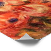 Renoir's Anemones still Life Poster (Hoek)