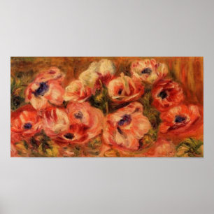 Renoir's Anemones still Life Poster