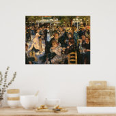 Renoir's Bal du de la Galette (1876) Poster (Keuken)