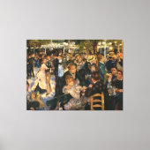 Renoir's Bal du moulin de la Galette (1876) Canvas Afdruk (Voorkant)