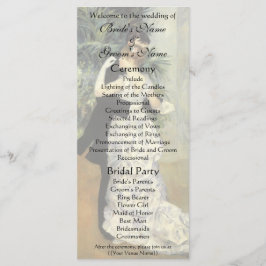 Renoir's City Dance Wedding Programme Programmakaart