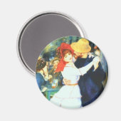 Renoir's Dance bij Bougival Magneet (Voorkant / Achterkant)