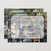 Renoir's Dansfeest bij Le Moulin de la Galette Informatiekaartje (Voorkant / Achterkant)