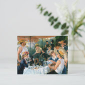 Renoir's Luncheon of the Boating Party (1881) Briefkaart (Staand voorkant)
